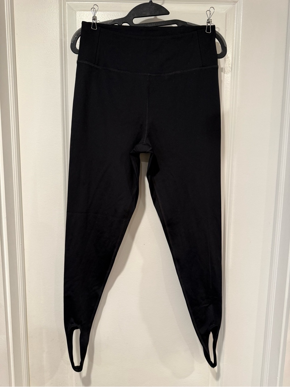 girlfriend collective Black Stirrup High-Rise Leggings